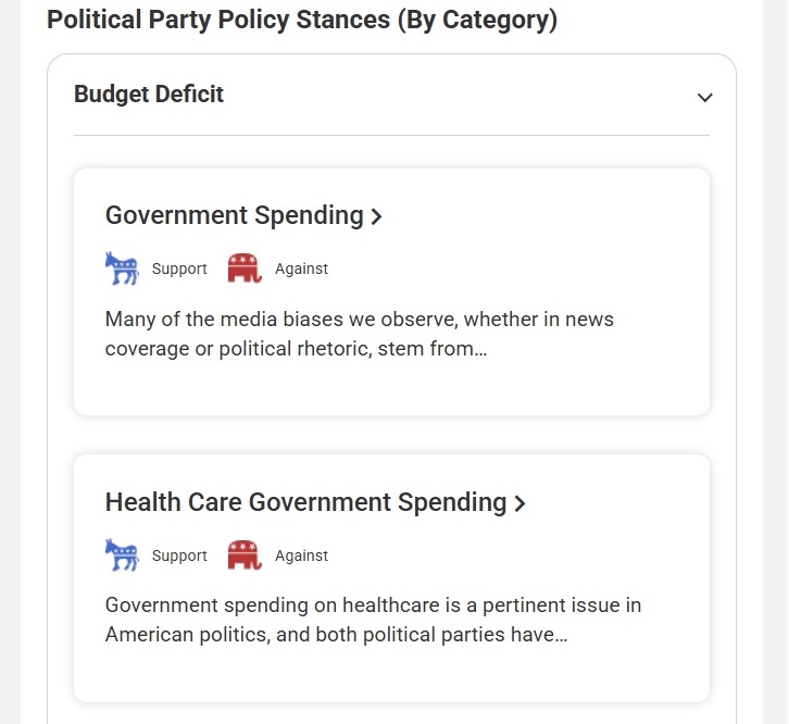 Policy Stances